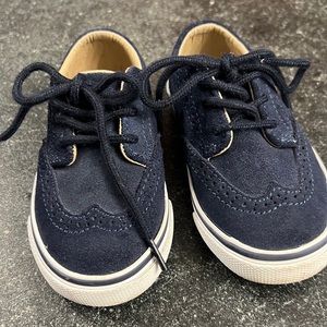 Janie and Jack suede wingtip sneaker size 6 toddler